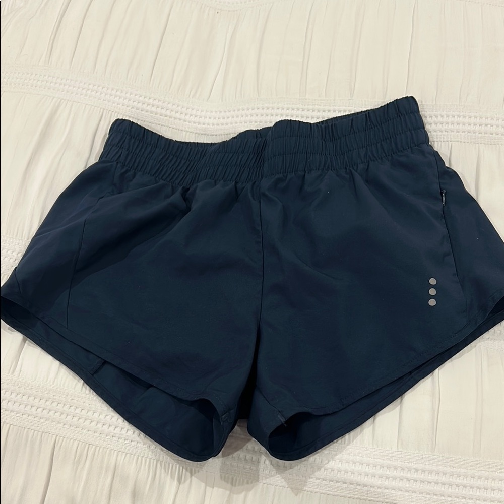 Women's Navy Blue Athletic Shorts